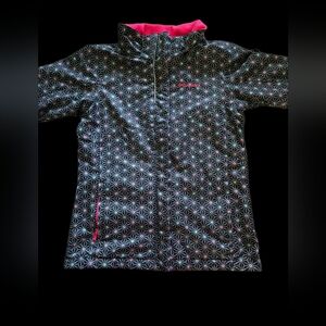Columbia Girls Interchange Ski Jacket Size Small Omni-tech Waterproof